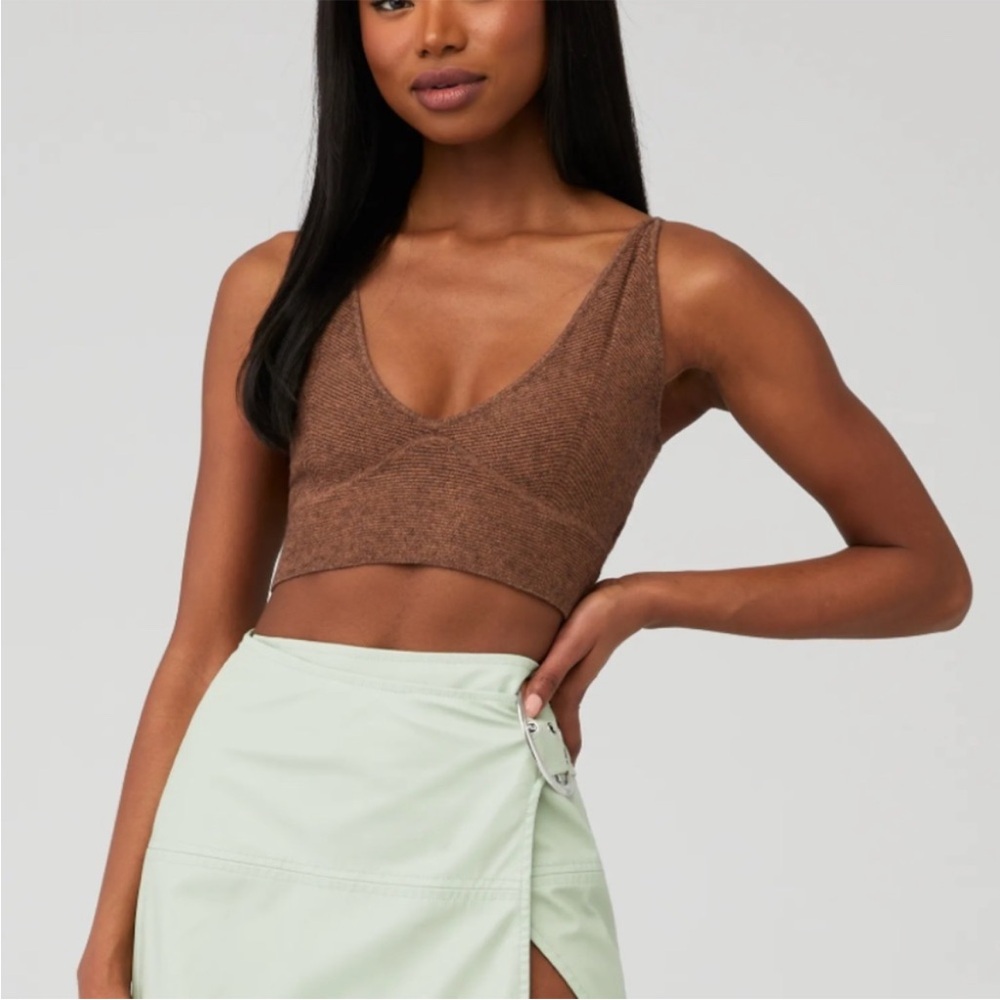 Mithra Crop Cami in Copper
